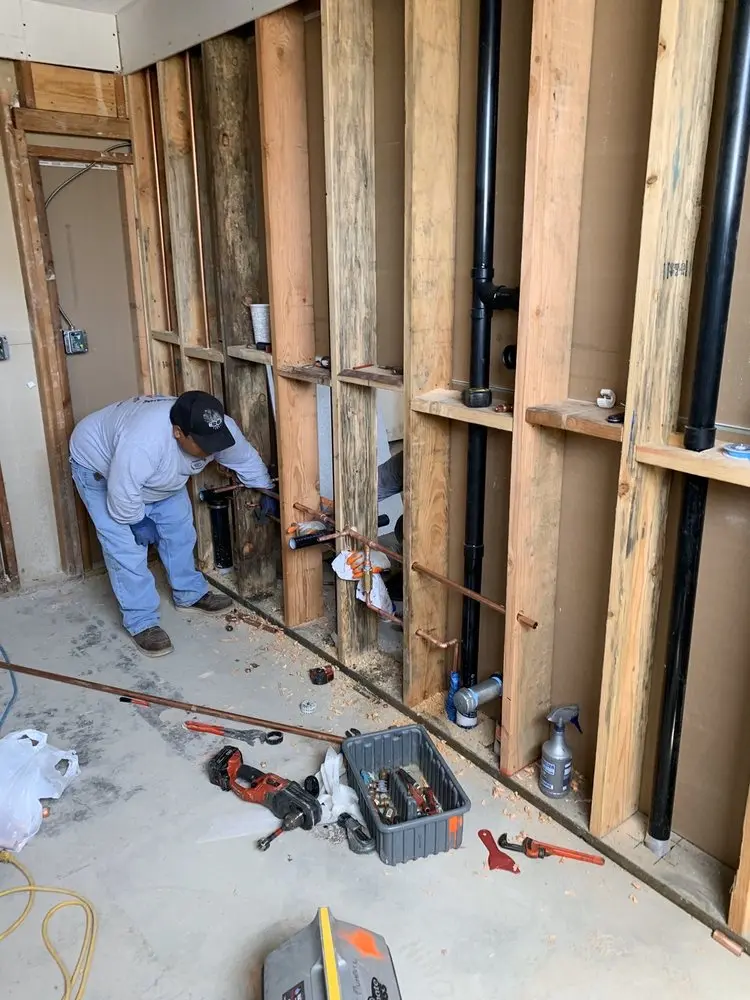 Commercial rough-in plumbing for Commercial Plumbing in Redwood City